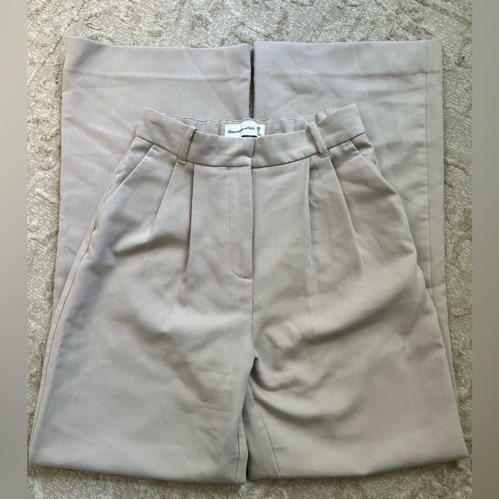 abercrombie wide leg trousers